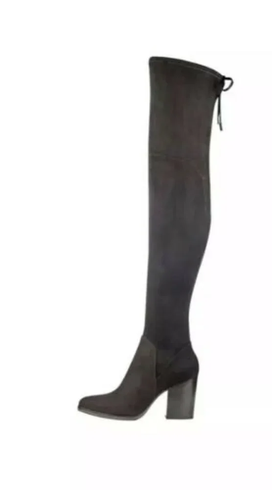 New Marc Fisher LTD Arletta Over The Knee High Boot women size 9 M Gray